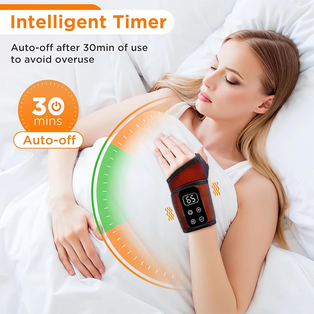 Portable Foot Massager 3-in-1 Warming Wrap – Relax & Renew Foot & Ankle Massager