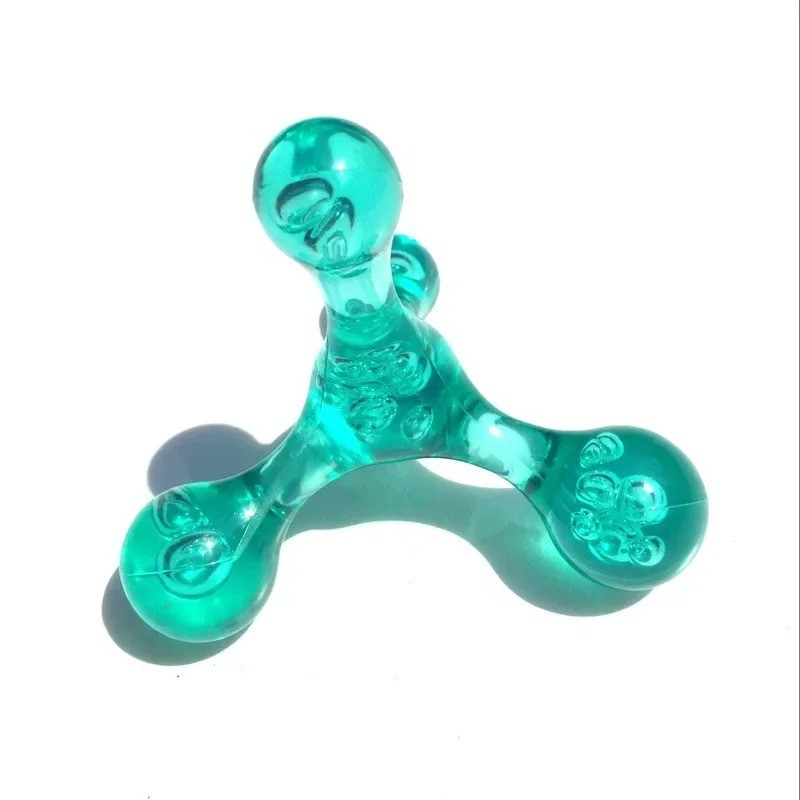 Useful 4 Balls Mini Manual Massager Arm Back Leg Head Foot Acupuncture Point Mas