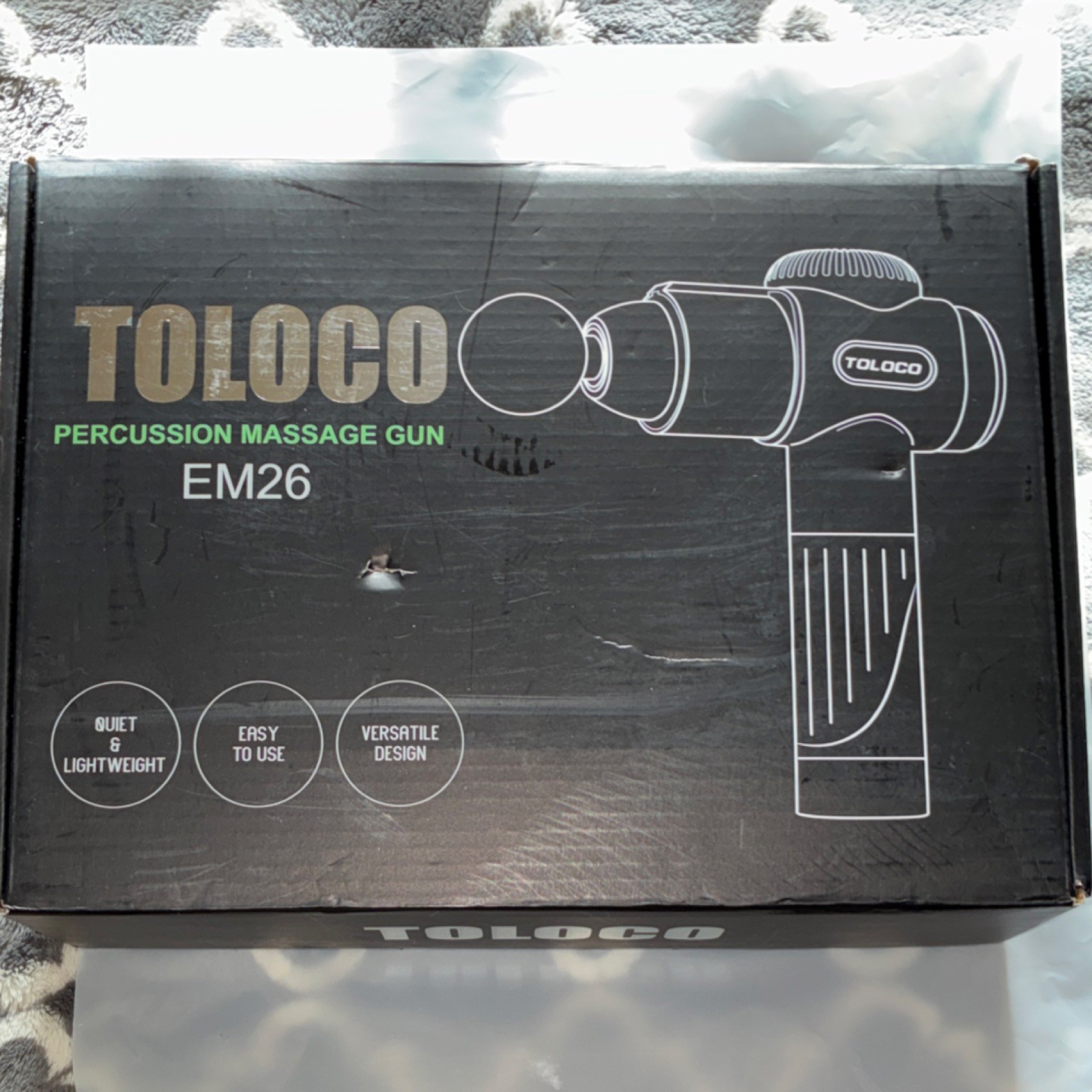 TOLOCO PERCUSSION MASSAGE GUN EM26