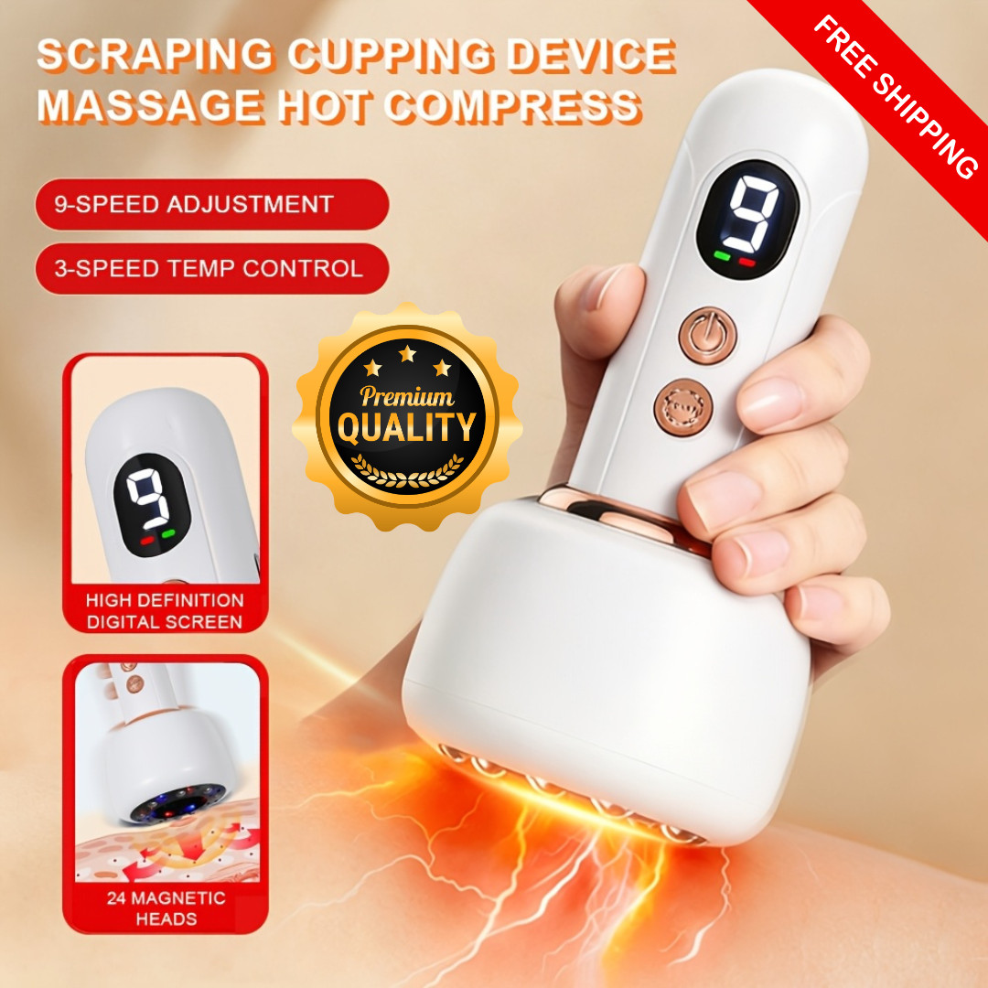 USB Vacuum Suction Body Massager Cupping Therapy 9 Levels Rechargeable