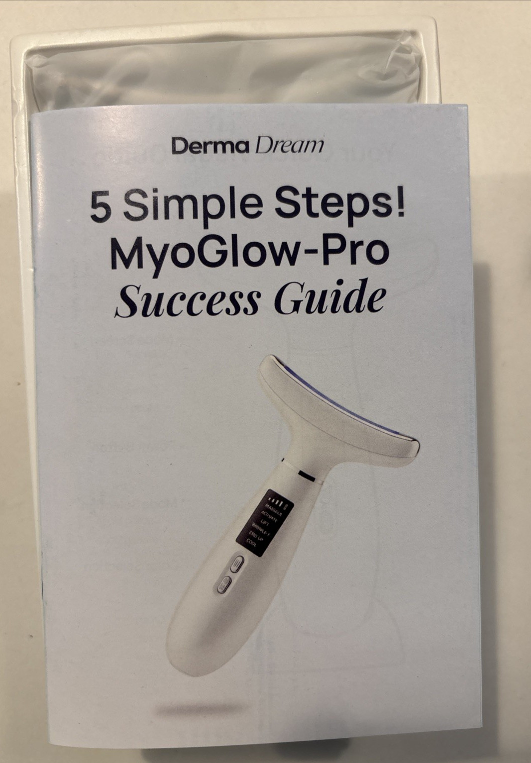 Skin Tightening Lymphatic Drainage Massager Derma Dream Myoglow Pro