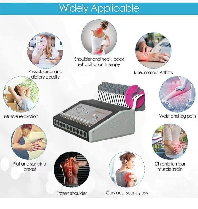Infrared RF Microcurrent Body Slimming Massager Fat Loss Cellulite Reduction EMS