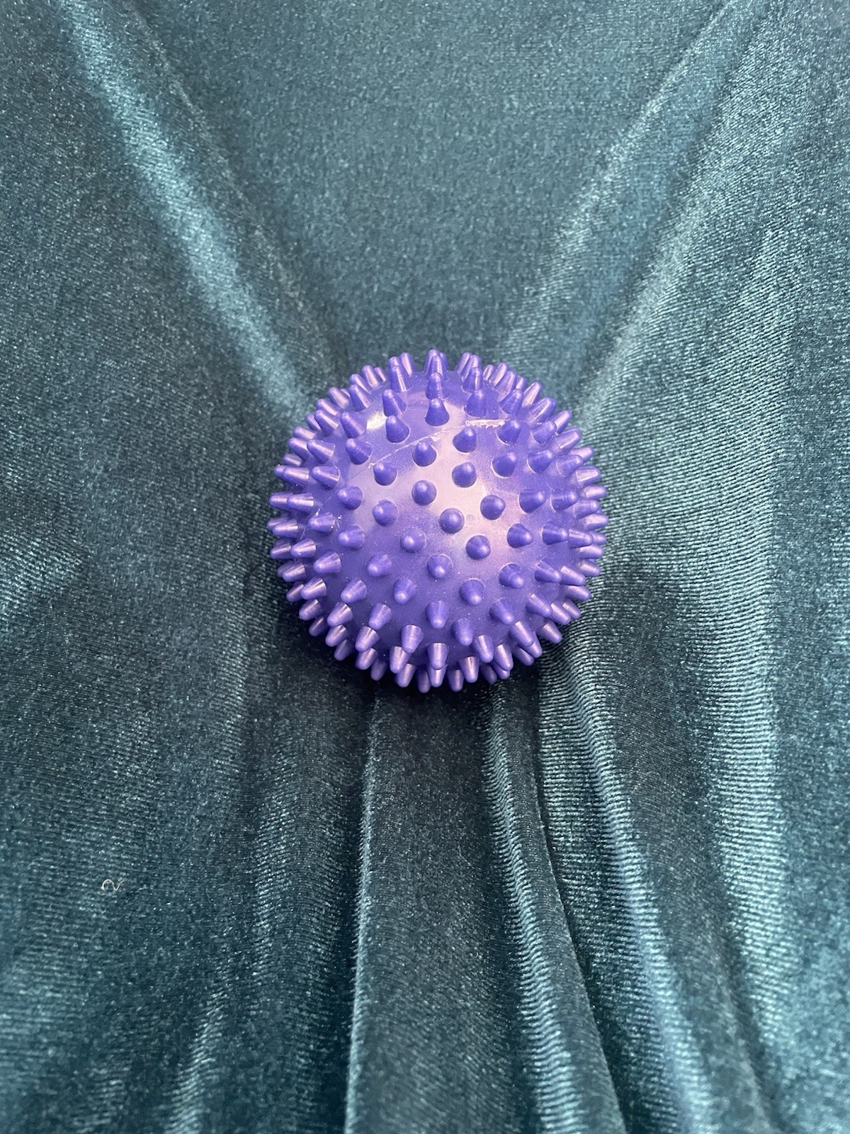 Purple Spiky Massage Ball for Feet, Back, Hands, Muscles – Firm