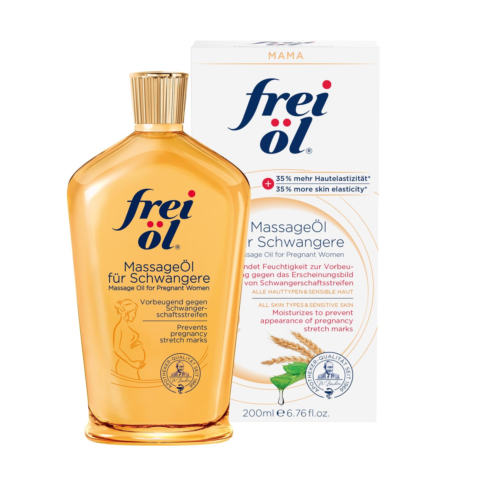 Massage Body Oil for Pregnant Woman – Maternity 6.76 Fl Oz (Pack of 1)