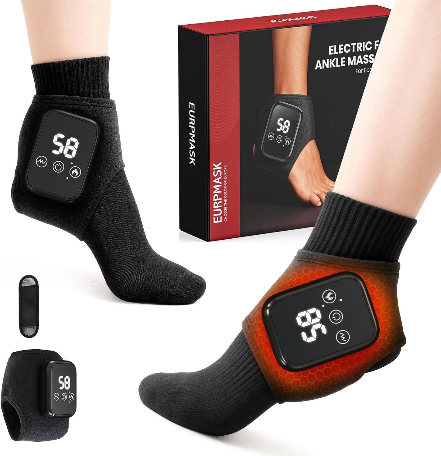 Foot Renew Massager for Neuropathy, 3-in-1 Cordless & Portable Foot and Ankle…
