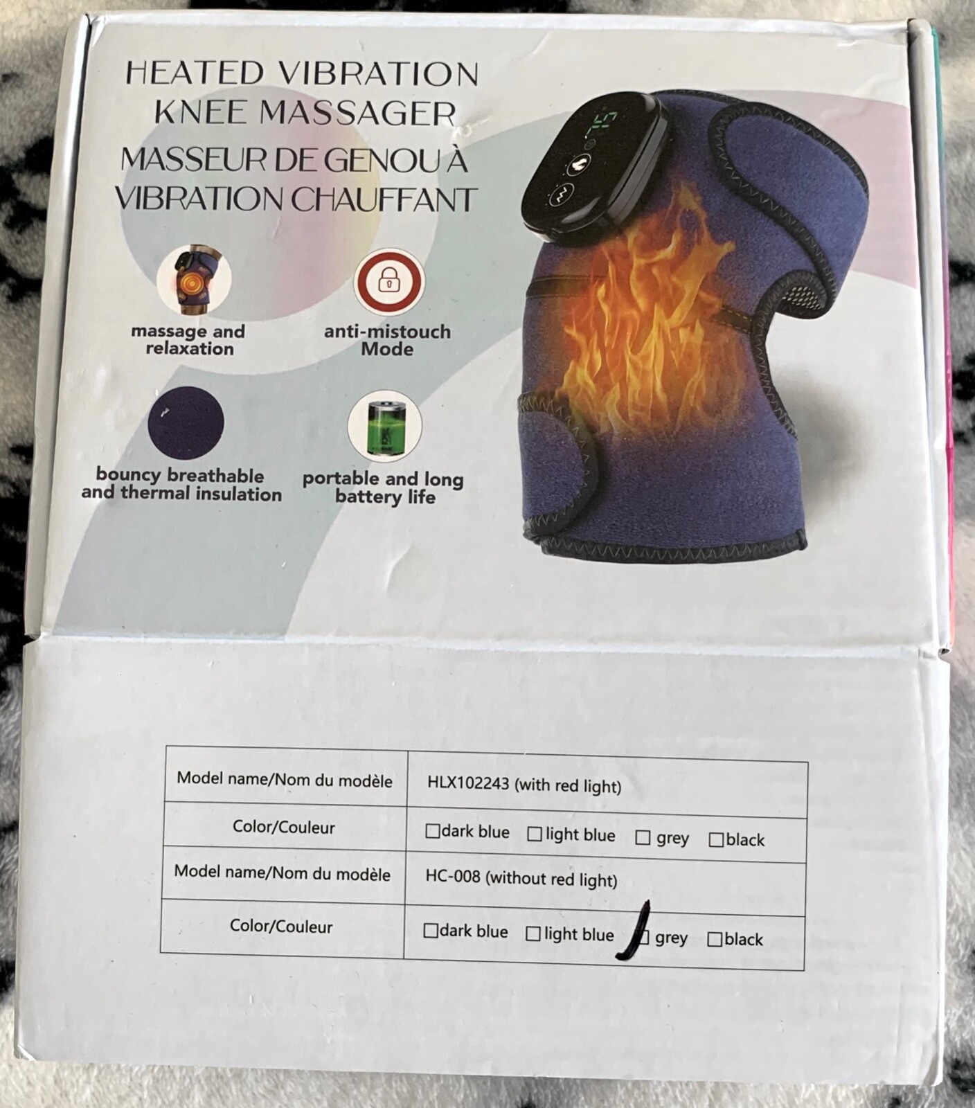 Knee Massager Heating Relieve Knee Shoulder Elbow Muscle Vibration