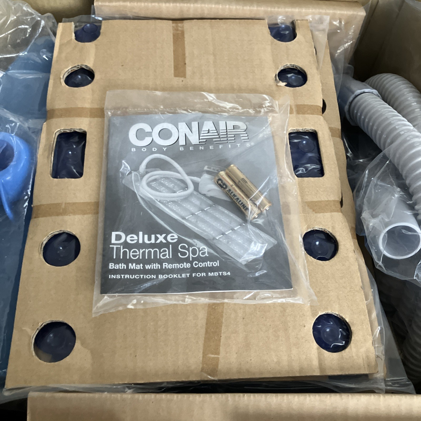 Conair Body Benefits Deluxe Thermal Spa Remote Bubbling Bath Mat Model MBTS4SAM