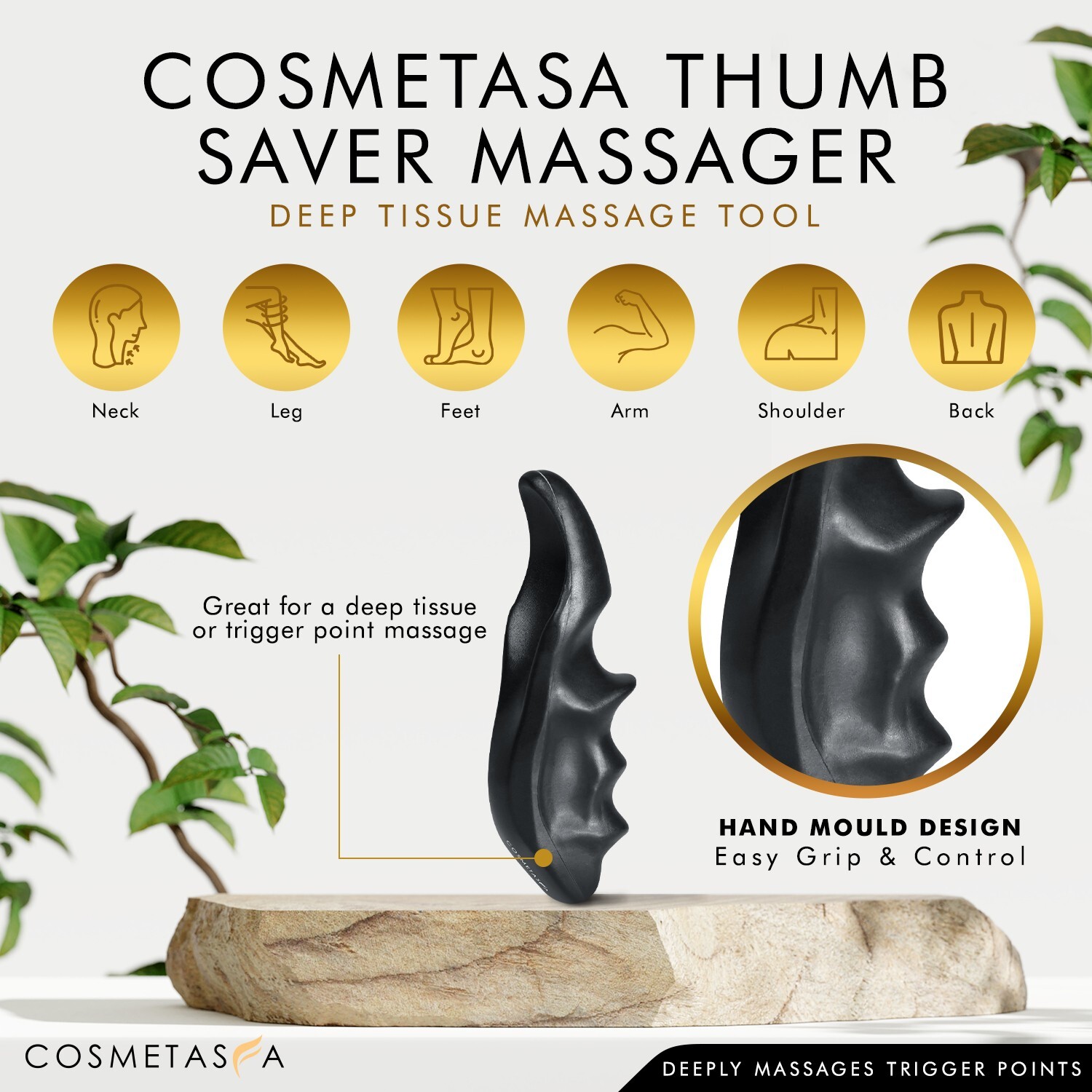 deep tissue thumb saver massager