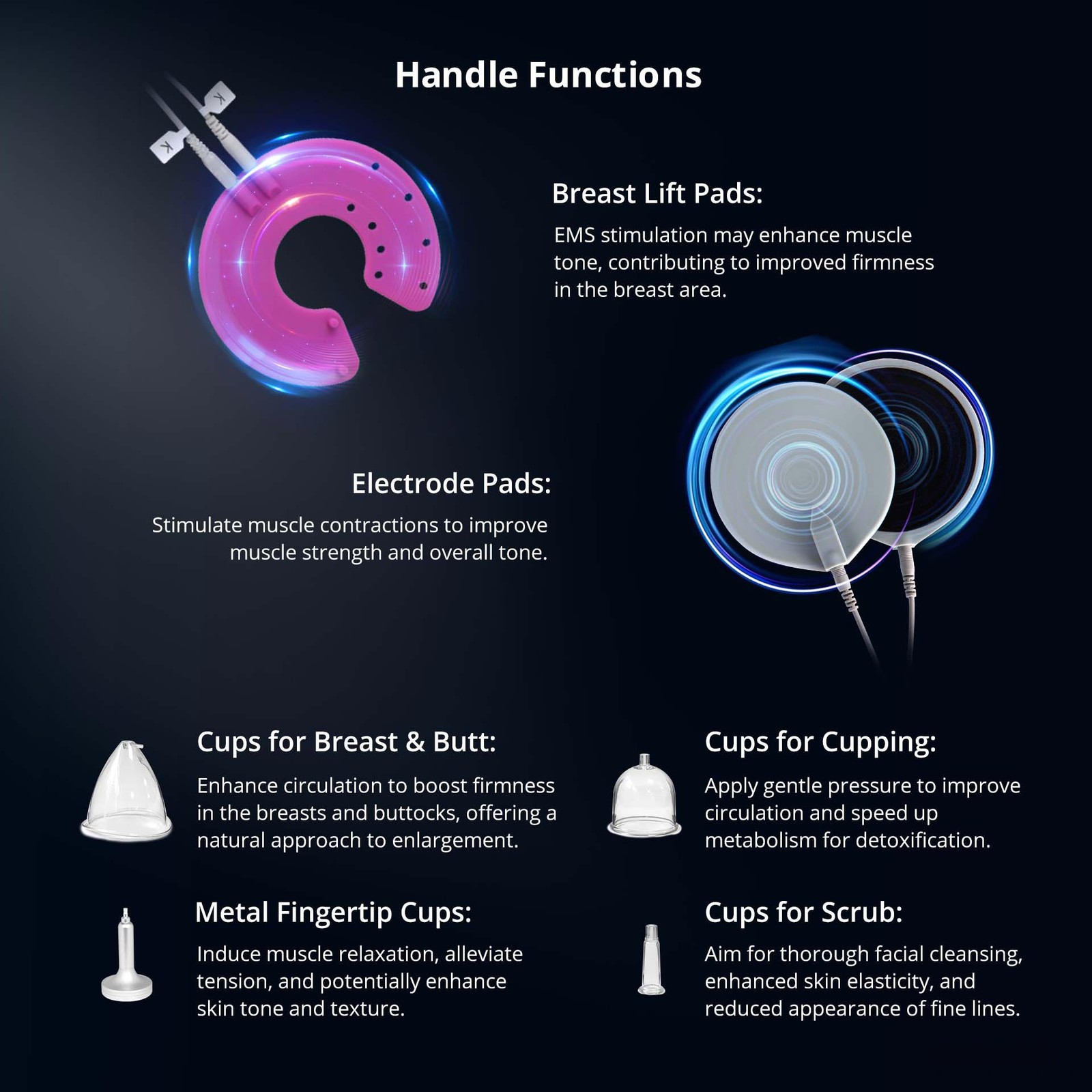 Portable Body Massage Trainer Therapy Breast Lifting Snatched Waist Home Use