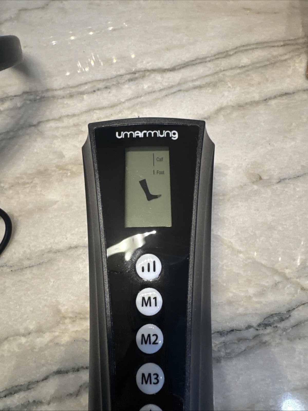 Umarmung UM-03 Gray Black Air Compression Leg Massager For Pain Relief