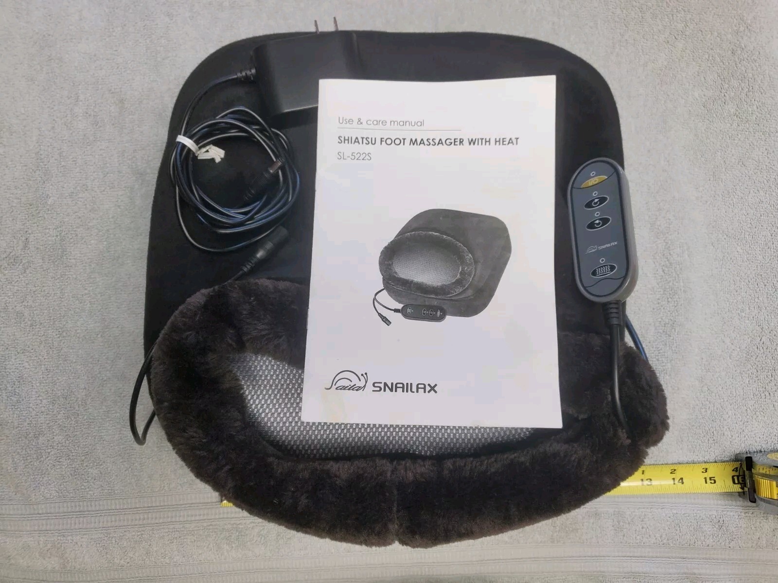 Shiatsu Foot Massager with Heat – Model # SL-522S Used