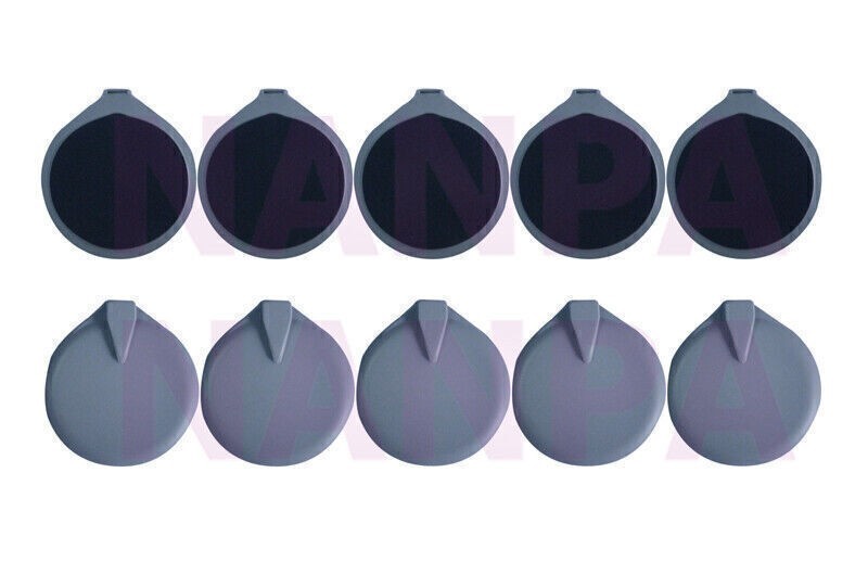 5 Pairs Reusable Rubber Replace Electrode Pads For Microcurrent Body Shape Unit