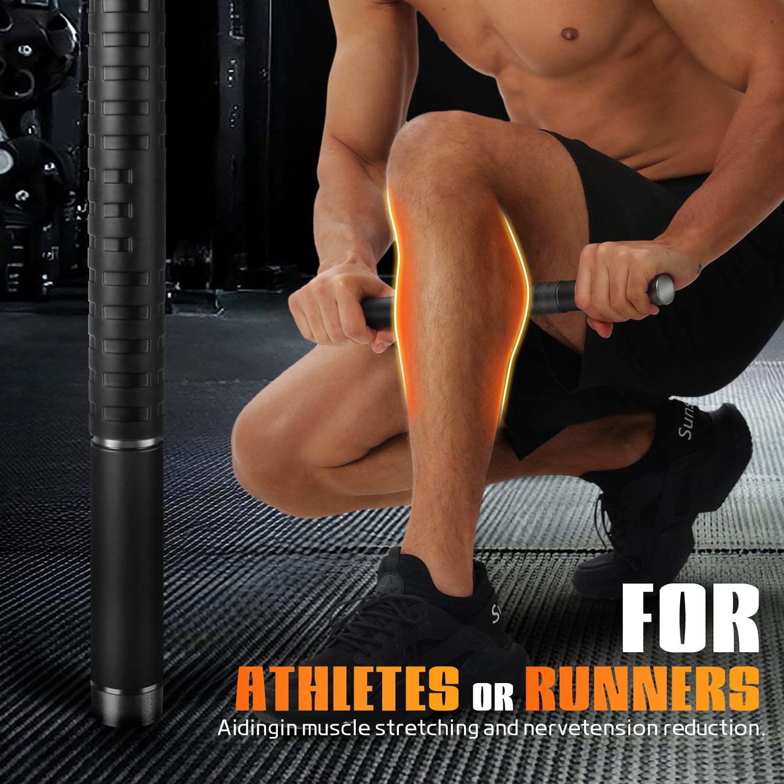 Deep Tissue Massage Roller Stick – Myofascial Release for Back, Legs, Arms & Mor