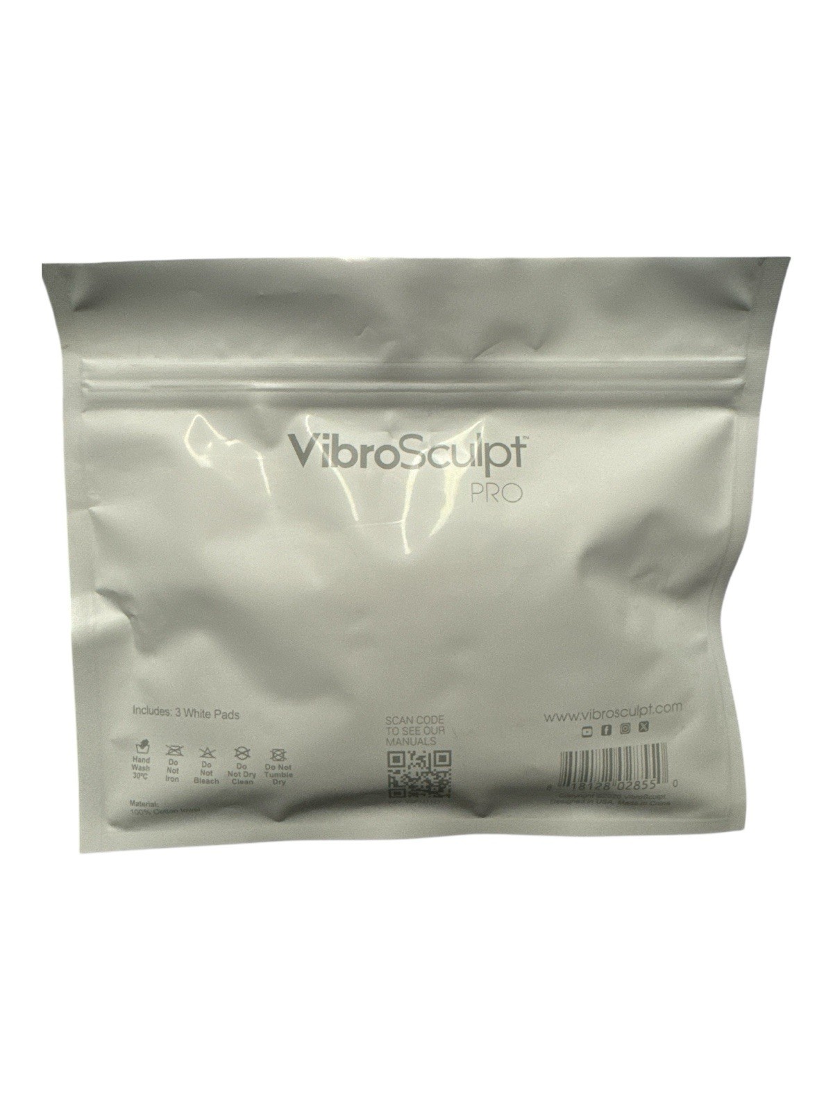 VibroSculpt Pro Body Sculptor Massager Handheld Electric Device W/ 3 Beauty Pads