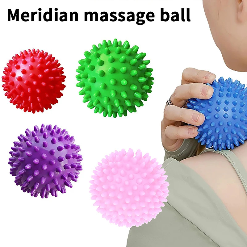 Massage Spiky Ball 7Cm 9Cm Yoga Ball Massage Training Muscle Pain Stress Massage