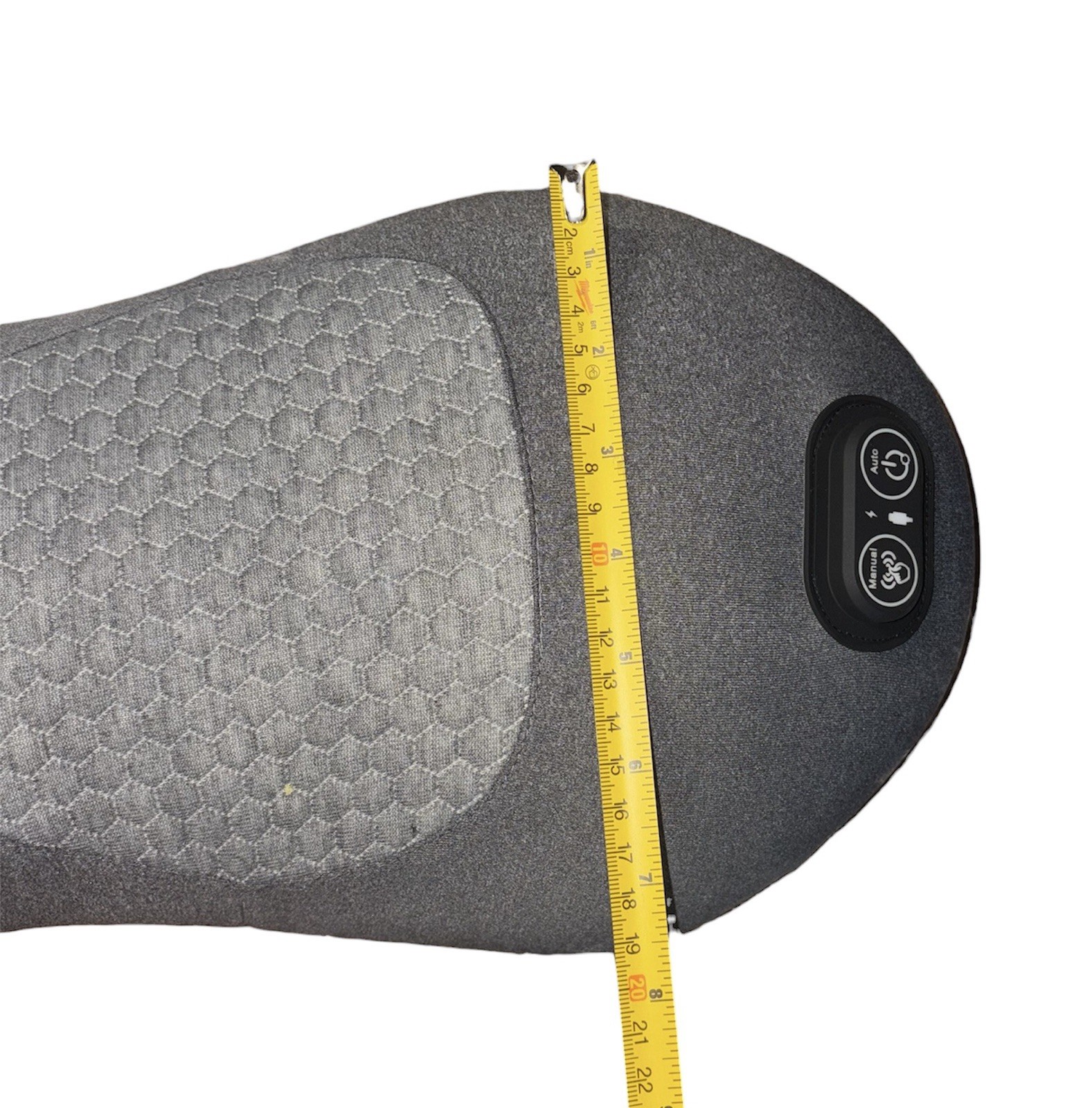3-in-1 Lumbar Support Pillow with Heat, Vibration & Stretching & Blackout Mask