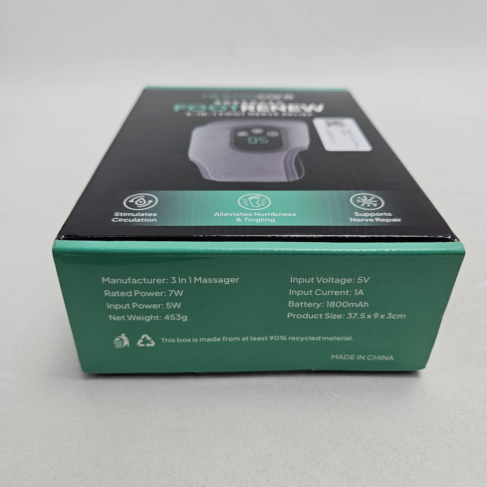 Rejuvacare Foot Renew 3-in-1 Nerve Relief Method +Ankle Massager 1ct Single