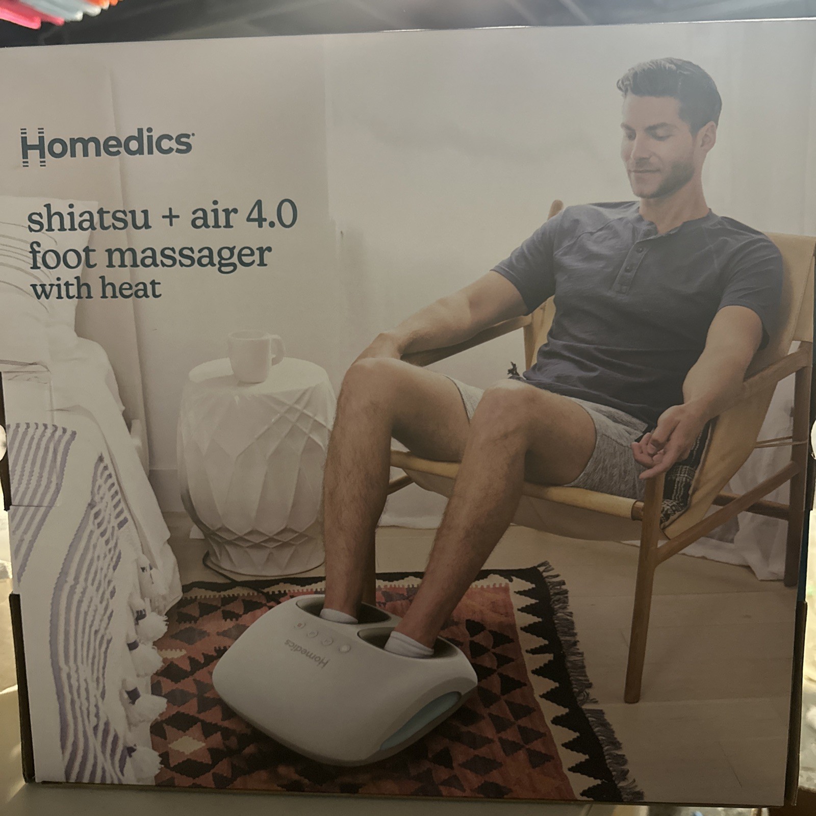Homedics Shiatsu + Air 4.0 Foot Massager with Heat