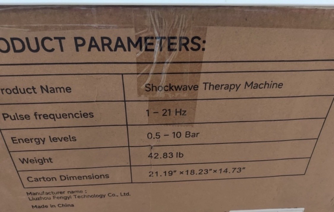 Modoy ESWT03 Shockwave Therapy Machine – Pain Relief – FSA/HSA eligible