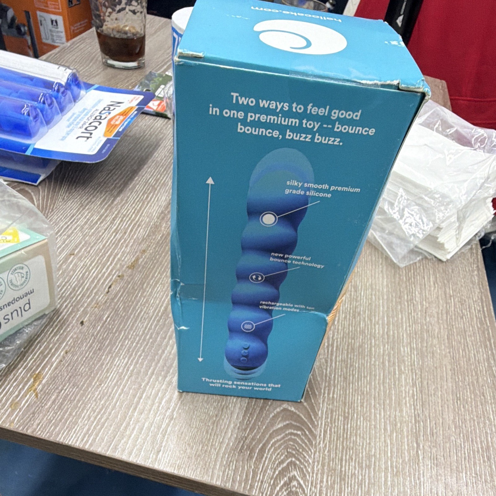 Hello Cake Bounce Vibe Vibrating and Bouncing Personal Massager Ships Discreetly