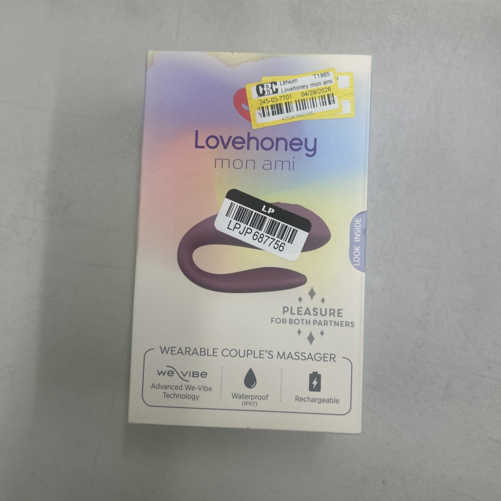 Love honey Mon Ami Wearable Couple’S Massager, NEW IN BOX