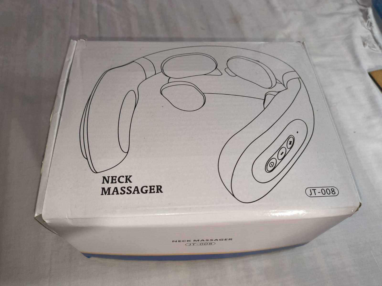 Neck Massager Heat Micro Electric Massager JT-008 for Neck Shoulder Pain
