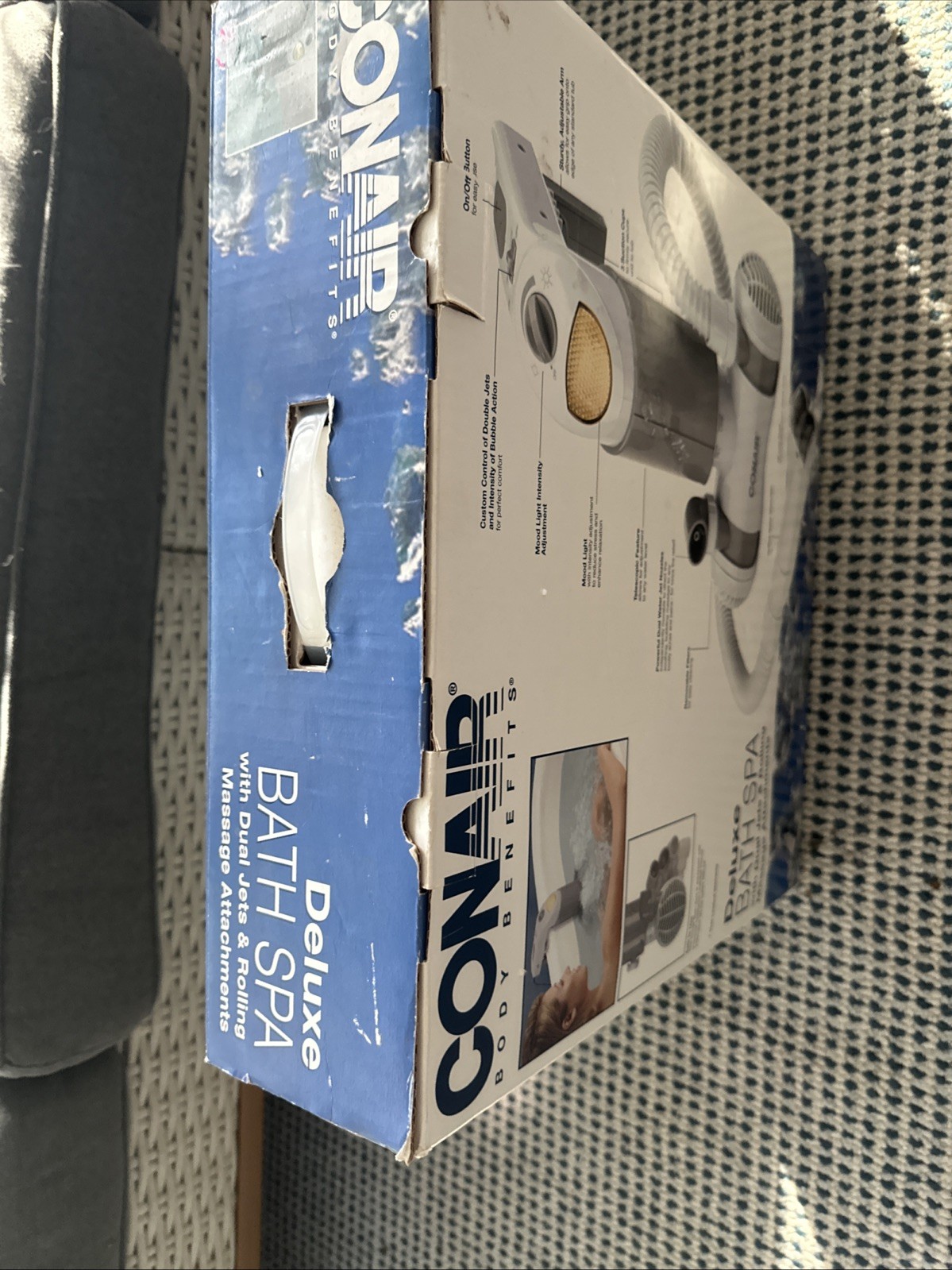 NIB Conair Body Benefits BTS2 Deluxe Dual Hydro Jet Bath SPA Multidirectional