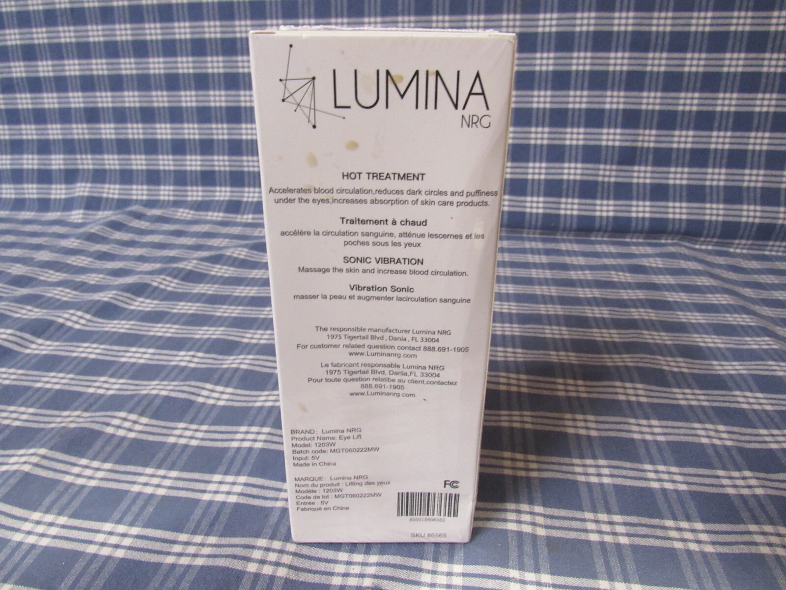 Lumina NRG Eyelift Sonic Vibration (Brand New Factory Sealed) FAST FREE SHIPPING