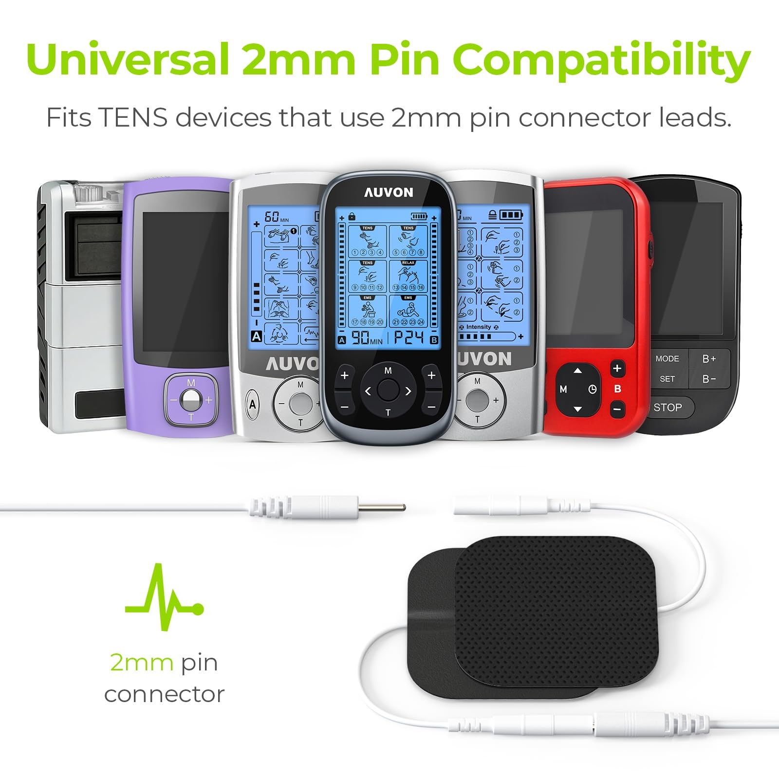 TENS Unit Replacement Pads Combination Set, 20 Packs Multiple Sizes Electrode…