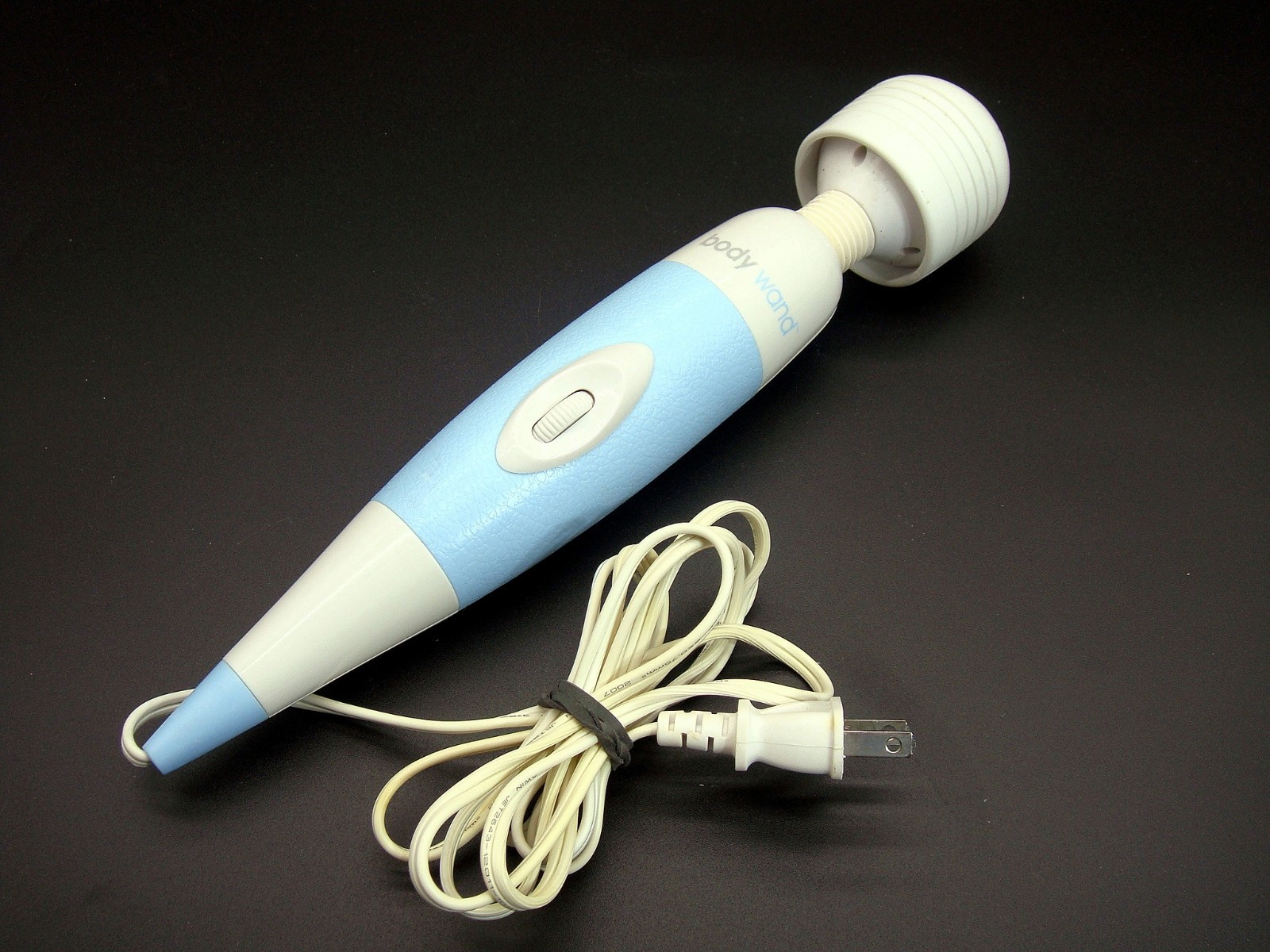Media Craft Body Wand Full Body Massager Vibrator Blue A/C Power Tested Working