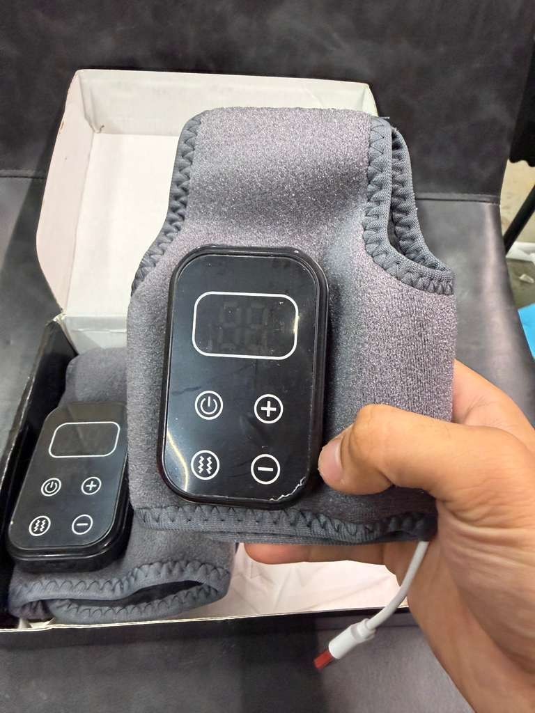2pack Cordless Foot Ankle Massager for Pain Relief 5 Heating Levels, 3 Modes