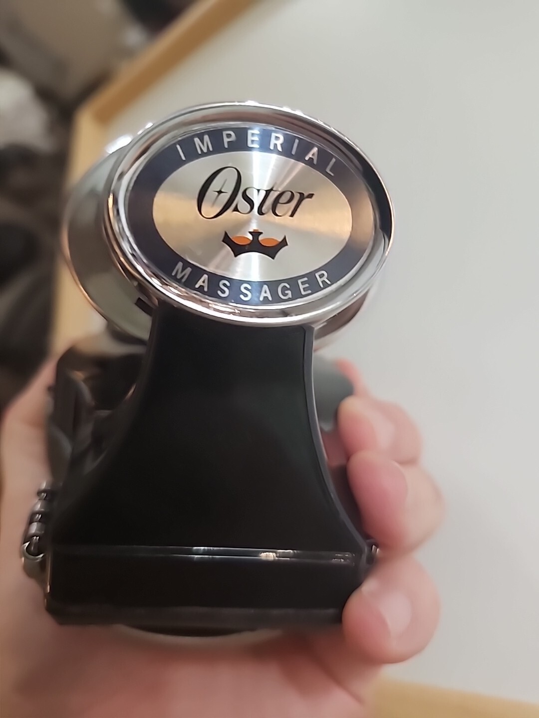 Vintage OSTER 138-11A Imperial Massager Chrome Handheld 2 Speed Vibrating Nice