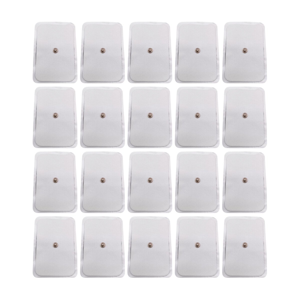 Snap Electrode Pads 2.3″x3.5» Replacement fit TENS Unit Pulse Massager