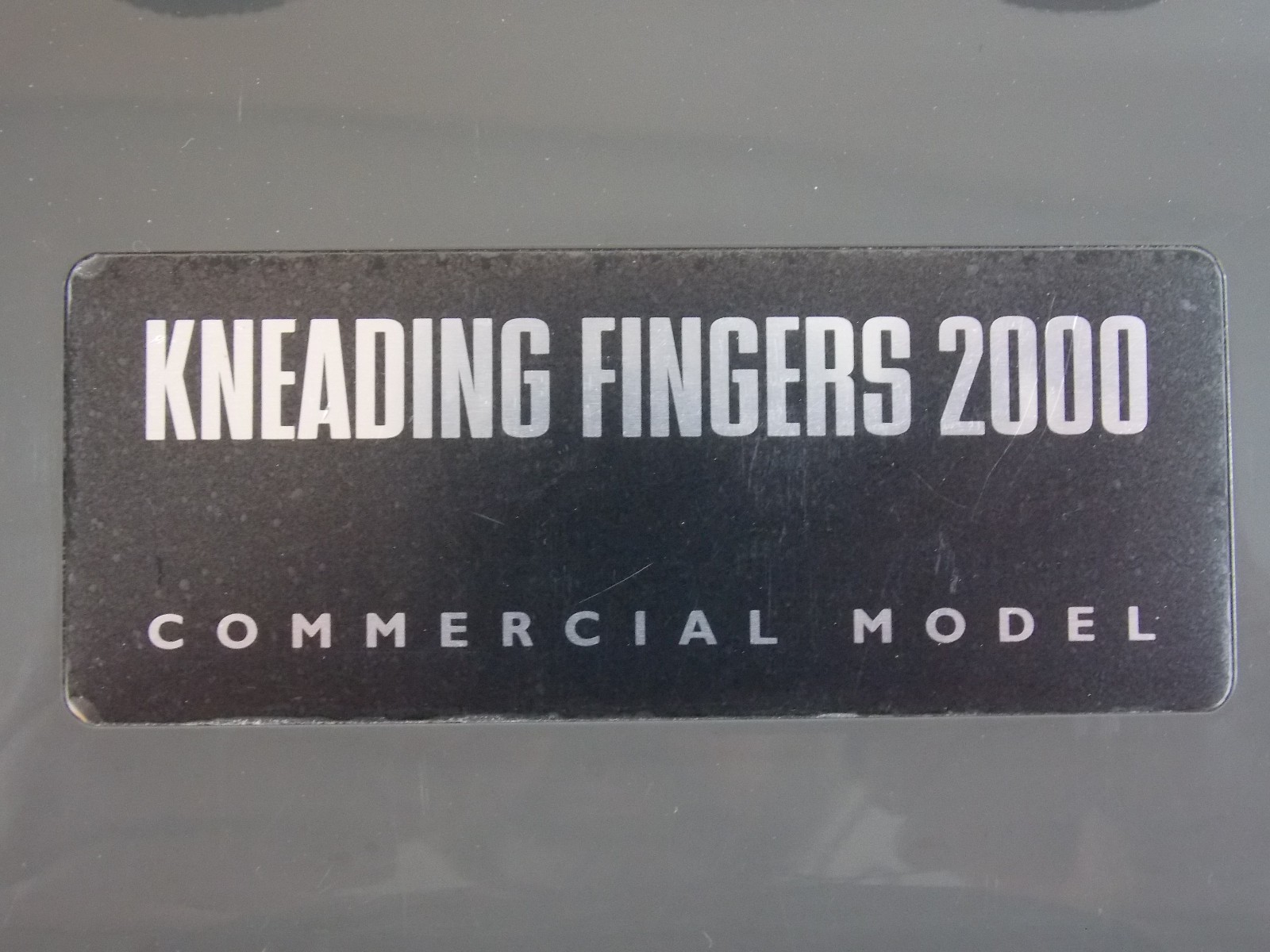 Kneading Fingers 2000 Commercial Massage Cushion Back Massager Gray Handheld