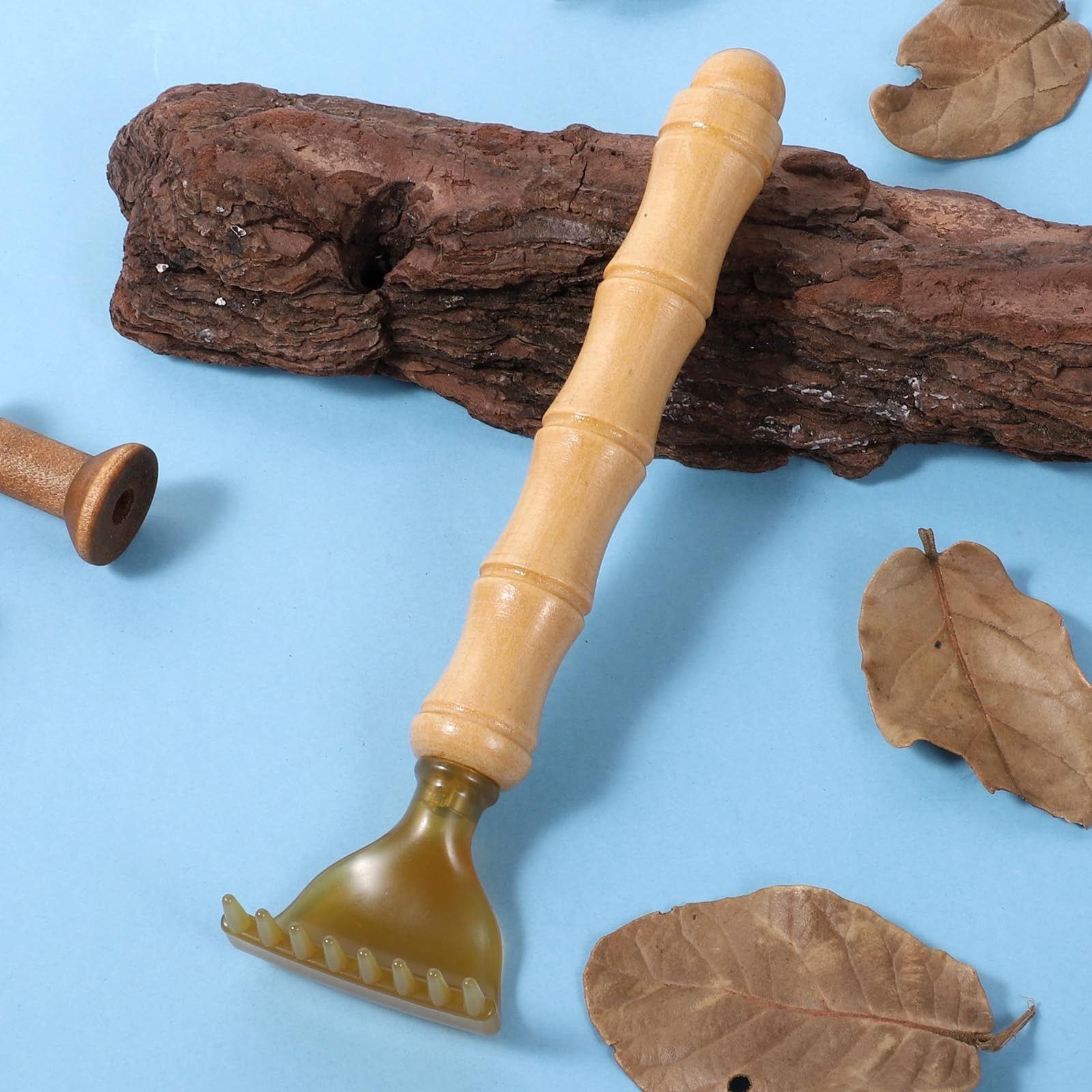 Extendable Bamboo Backscratcher, Portable Back Scratcher 6.89×1.77 Inch
