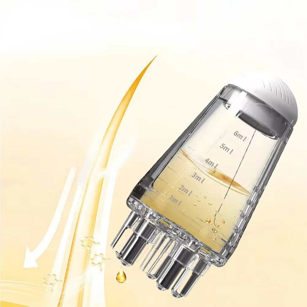 Mini Scalp Massage Comb – Medicine Applicator Roller Ball for Hair Growth