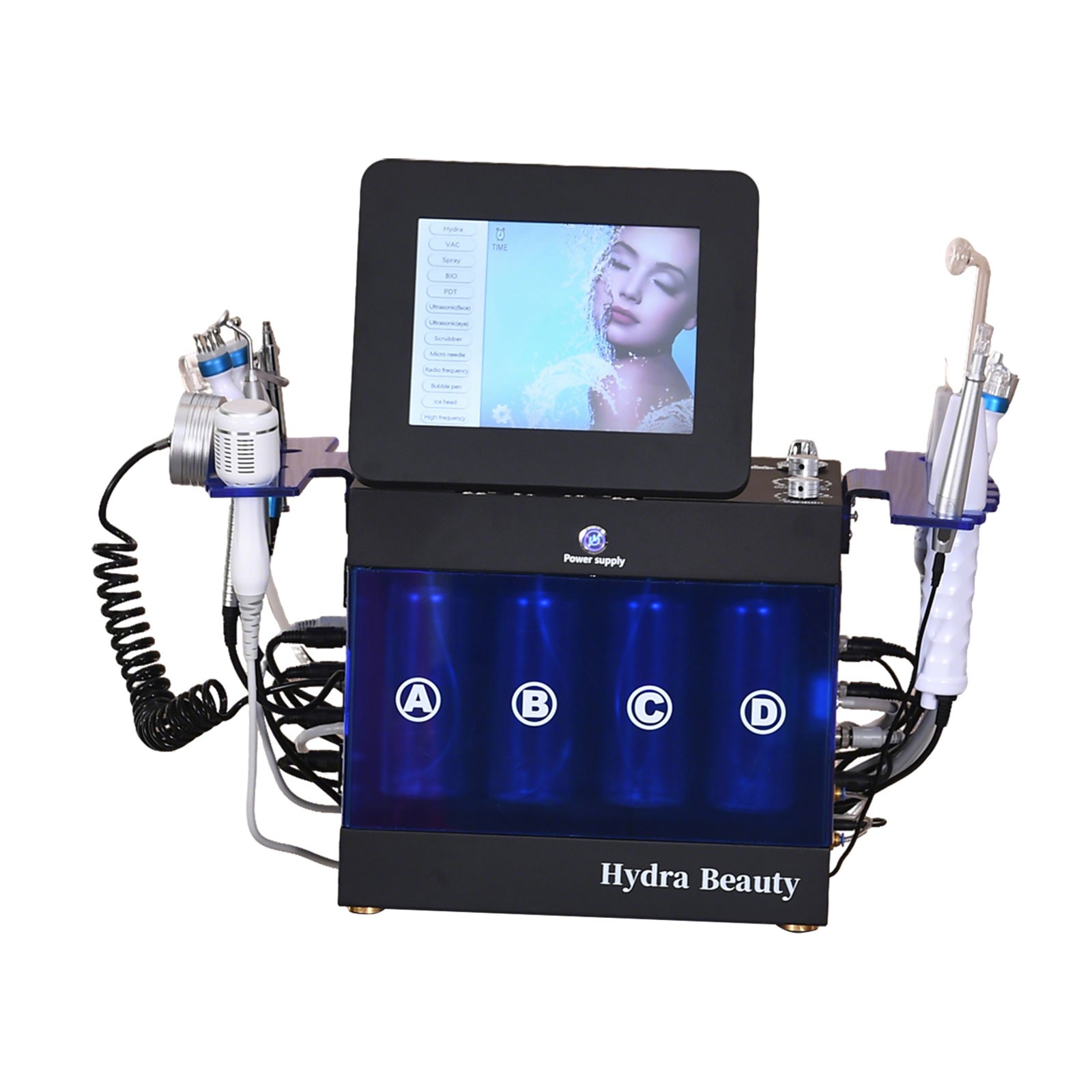 14in1 Hydra Spa Facial Beauty Machine Dermabrasion Skin Cleaning Face Desktop