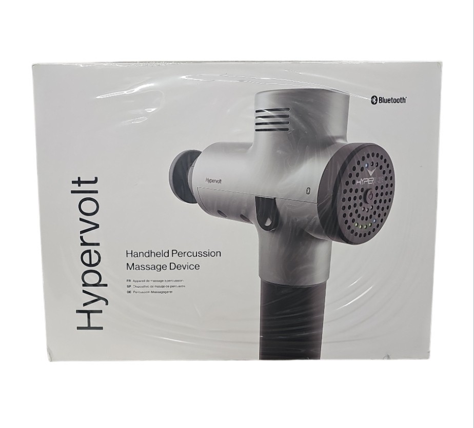 HyperIce-Hypervolt BT Bluetooth Percussion Massage Device-Silver (New Sealed)