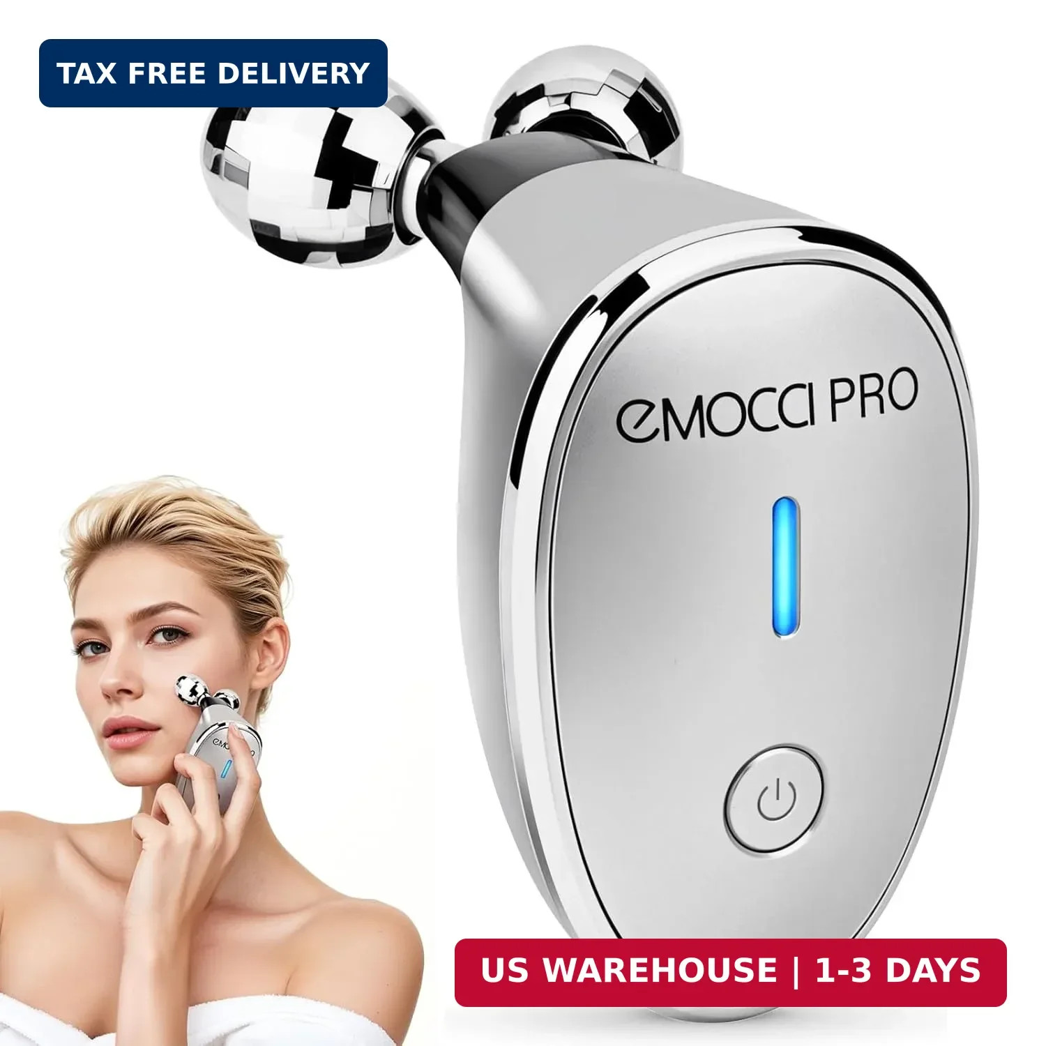 Facial Massager Device Electric Face Gua Sha Vibration Tools Facial Rollers for
