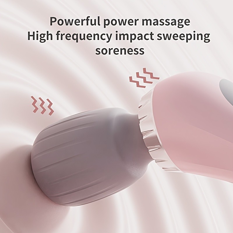 High-Frequency Multi-Speed Silicone Relaxing Soothing Portable Handheld Massager