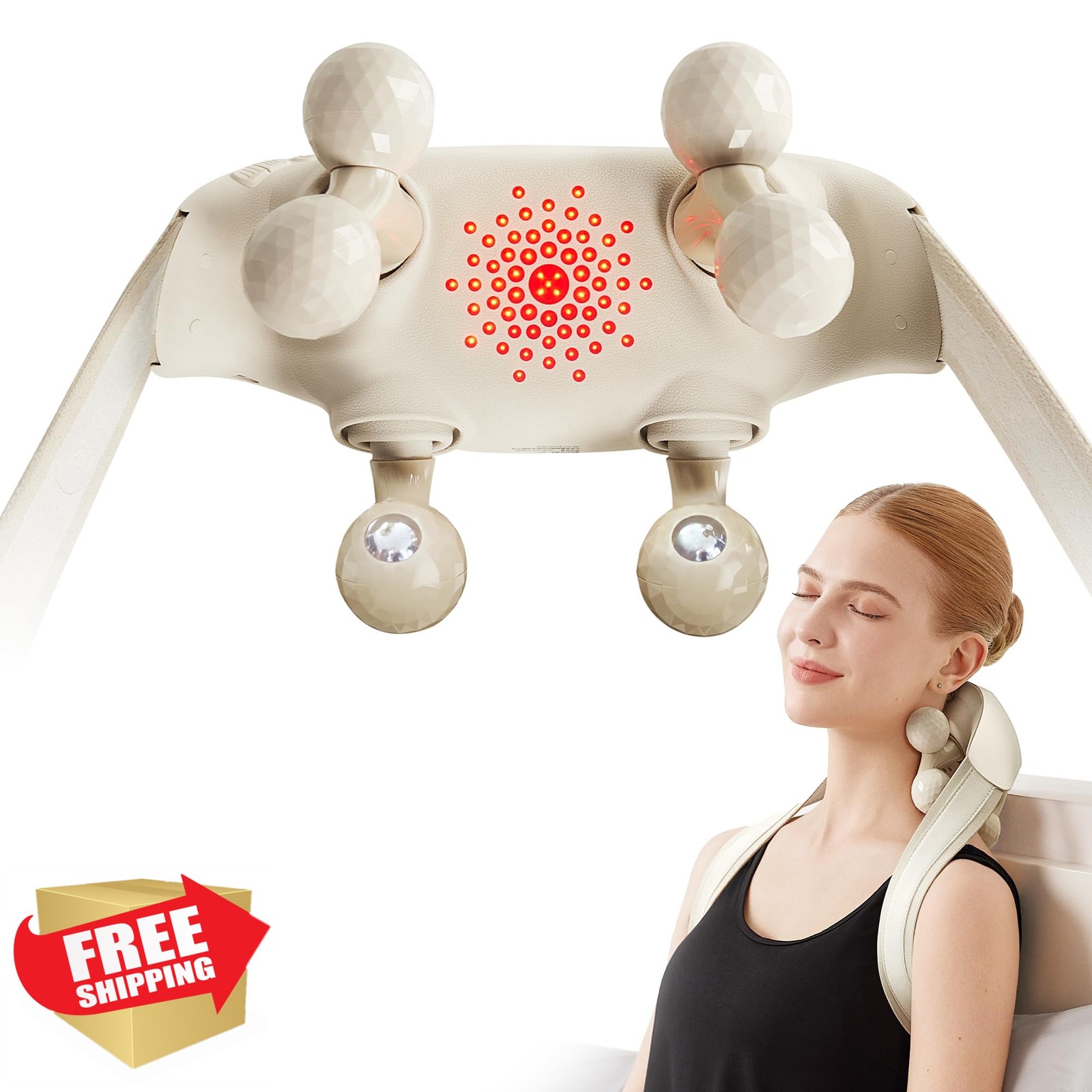 SKG H7 Neck Massager Beige Color