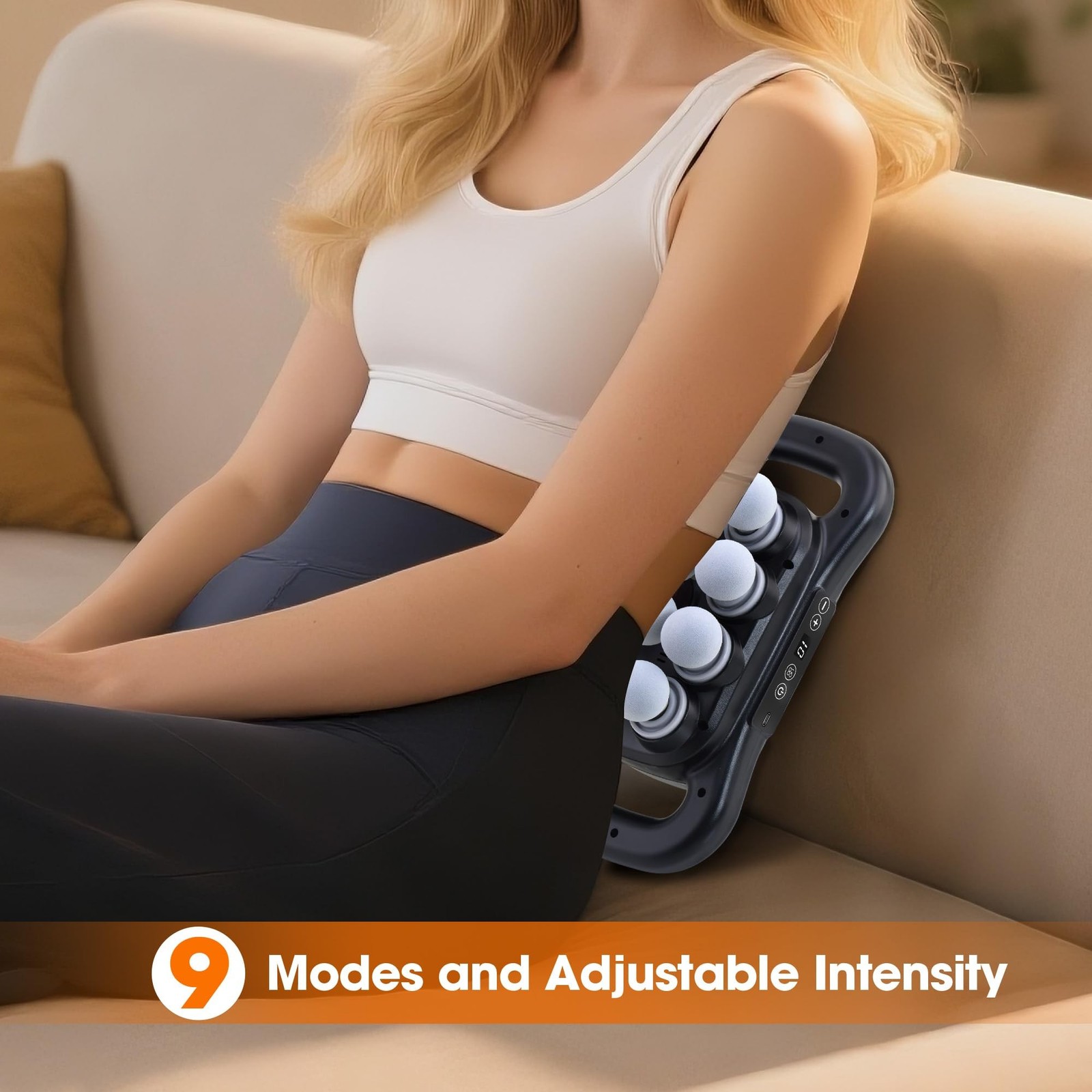 16 Head Massage Gun Set, Deep Tissue Percussion Massager, 2600mAh Electric Ma…