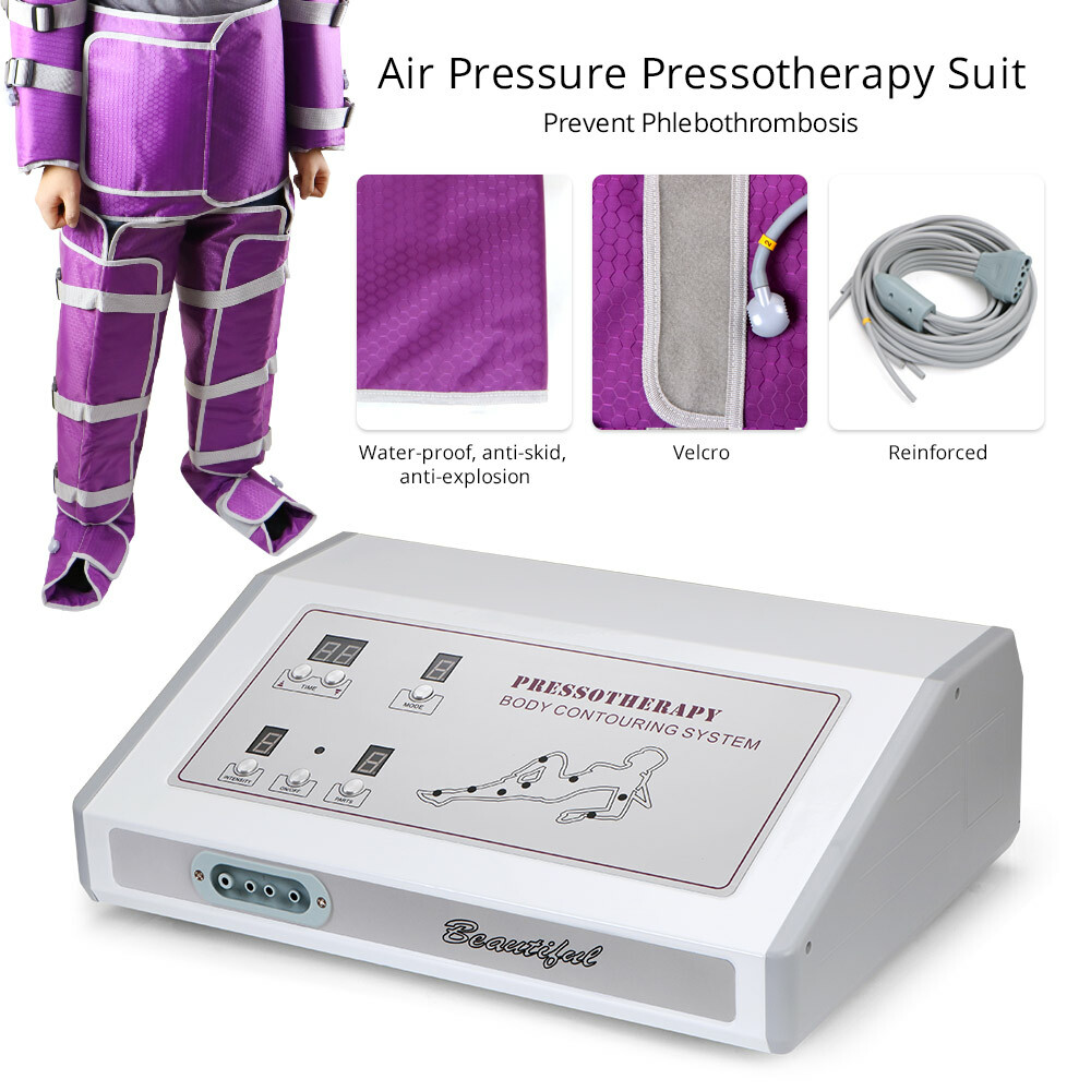 Pressotherapy Air Pressure Suit Body Relaxation Lymphatic Drainage Massager US