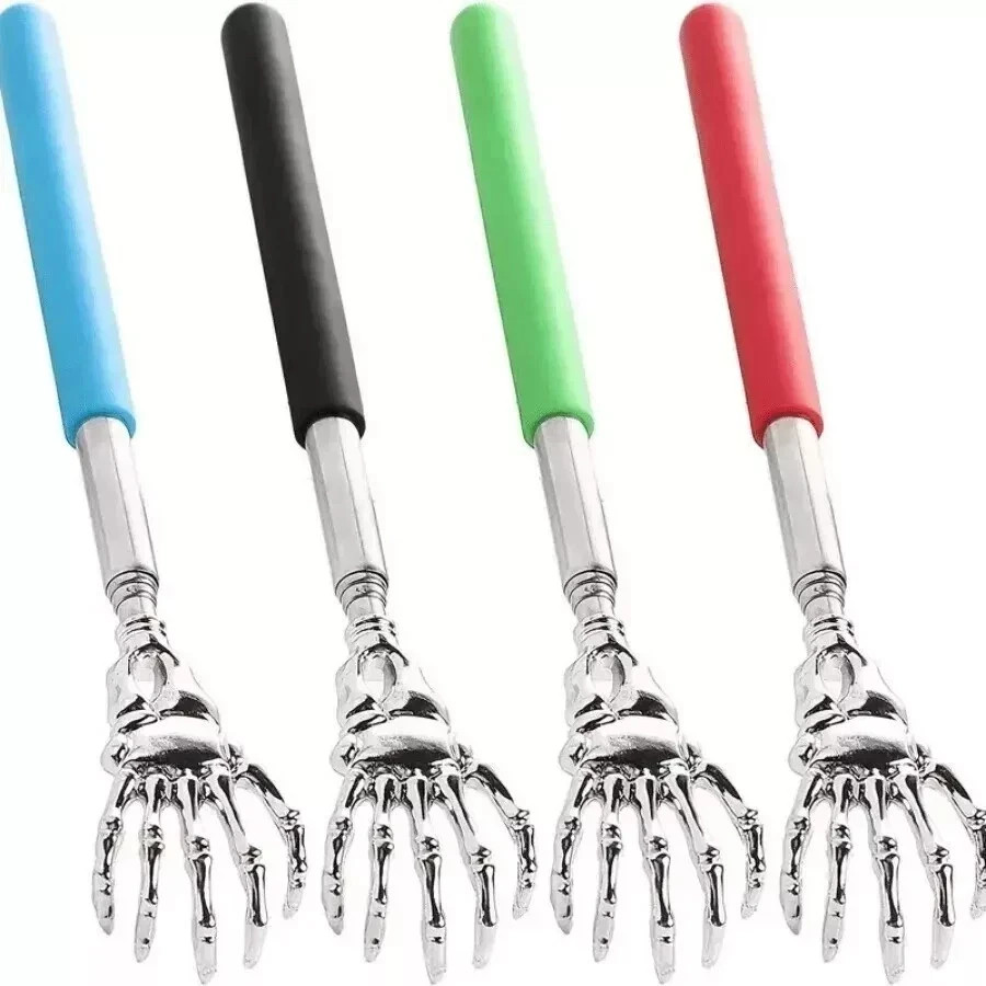 4X 23″ Plastic Hand Back Scratcher Massager Pick Itch Relief Long Reach Shoehorn