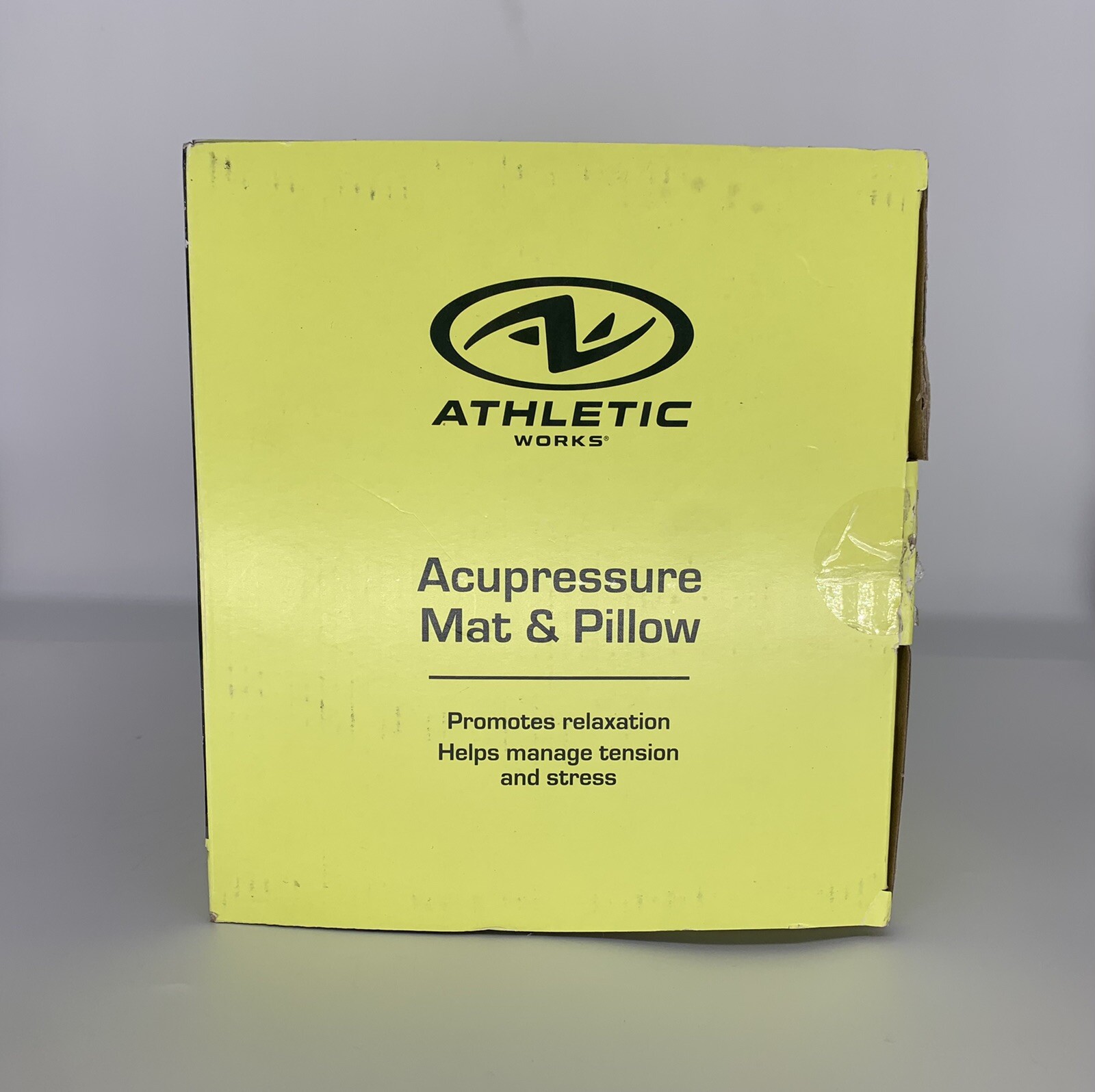 Athletic Works Acupressure Set Including Mat 26.8In 16.5In Pillow Light Green