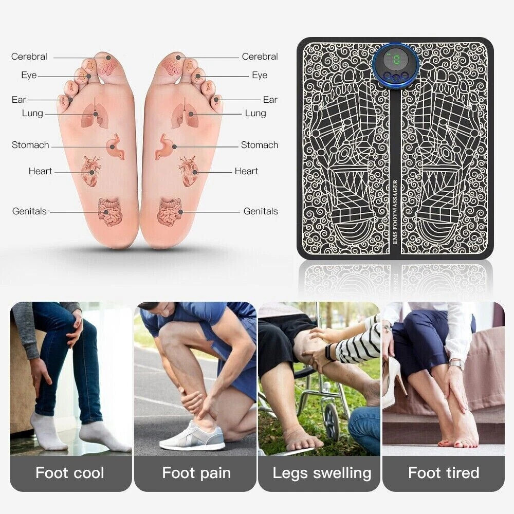 NEW 2025 EMS Foot Massager Nooro Neuropathy Feet for Circulation and Pain Relief