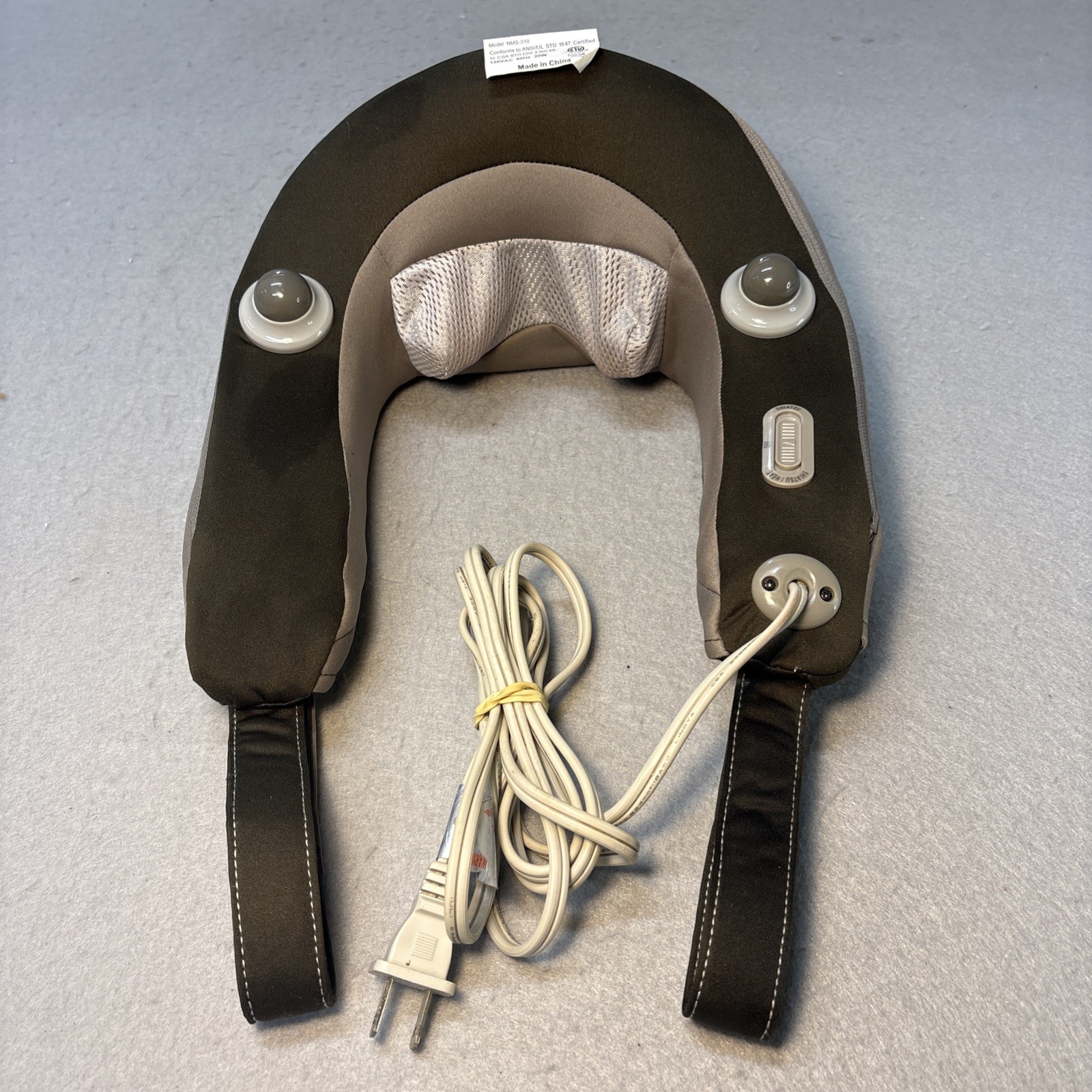 SHIATSU Neck and Shoulder Massager By Homedics #NMS-310 Works Like Mint