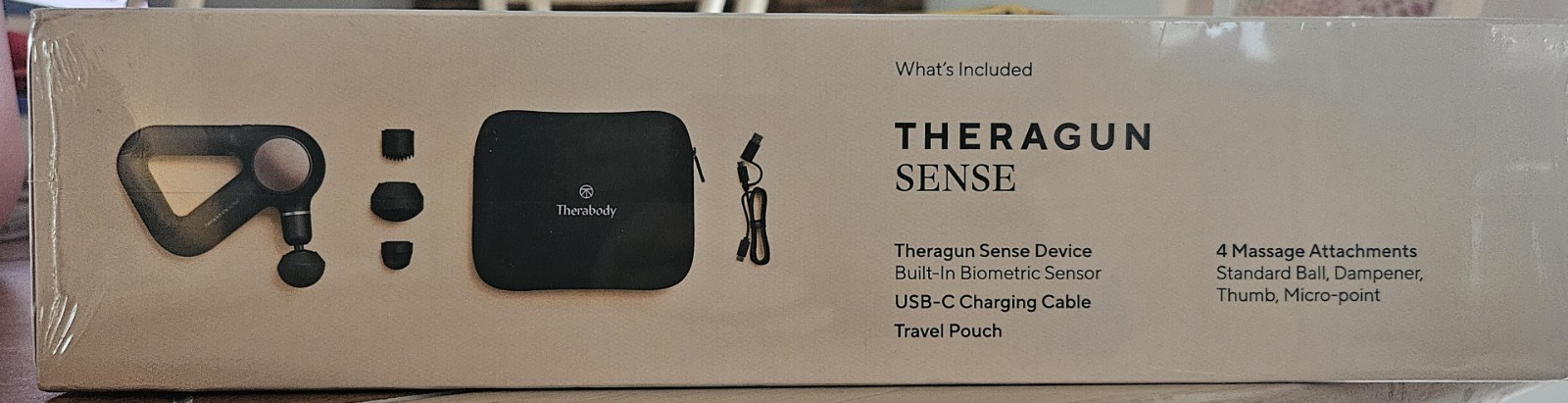 Therabody Wellness Theragun Sense Massager Black, New in Factory Wrap