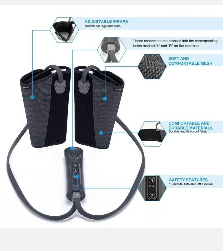 CINCOM Leg Massager for Circulation Air Compression with 2 Modes CM-010A