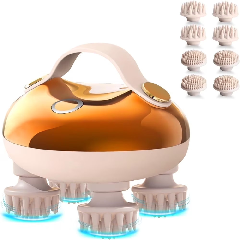Scalp Massager Portable Electric Scalp Massager Hair Growth,Waterproof Handheld